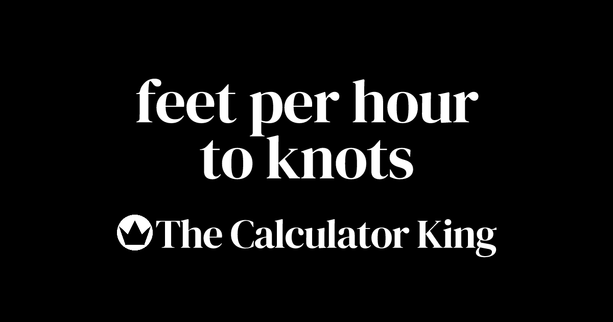 convert-feet-per-hour-to-knots-ft-h-to-kn-kt-examples-steps